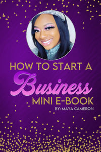 How To Start A Business Mini E-Book